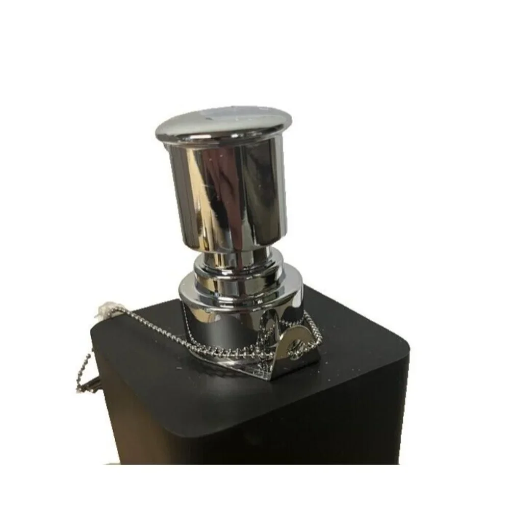 Restoration Hardware Resin Conditioner Soap Pump Dispenser 15 oz Espresso/Chrome